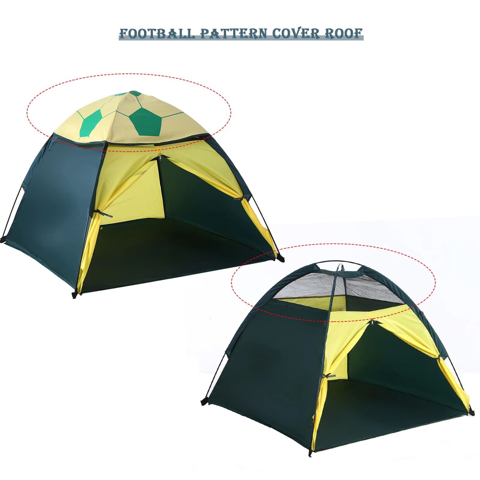 Children Tent Fun-Play Tent Kids Playhouse Football Tent Outdoor Beach Tent UV-protecting Sunshelter Folding Small House Room
Children Tent Fun-Play Tent Kids Playhouse Football Tent Outdoor Beach Tent UV-protecting Sunshelter Folding Small House Room