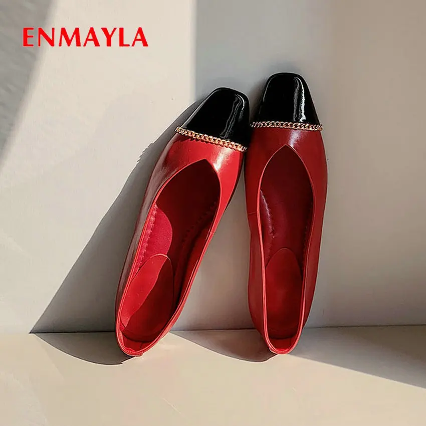 ENMAYLA/Женская обувь 2020 г. Модная обувь из натуральной кожи с острым носком без шнуровки, на платформе, на высоком каблуке, с очаровательной цеп...
ENMAYLA/Женская обувь 2020 г. Модная обувь из натуральной кожи с острым носком без шнуровки, на платформе, на высоком каблуке, с очаровательной цеп...