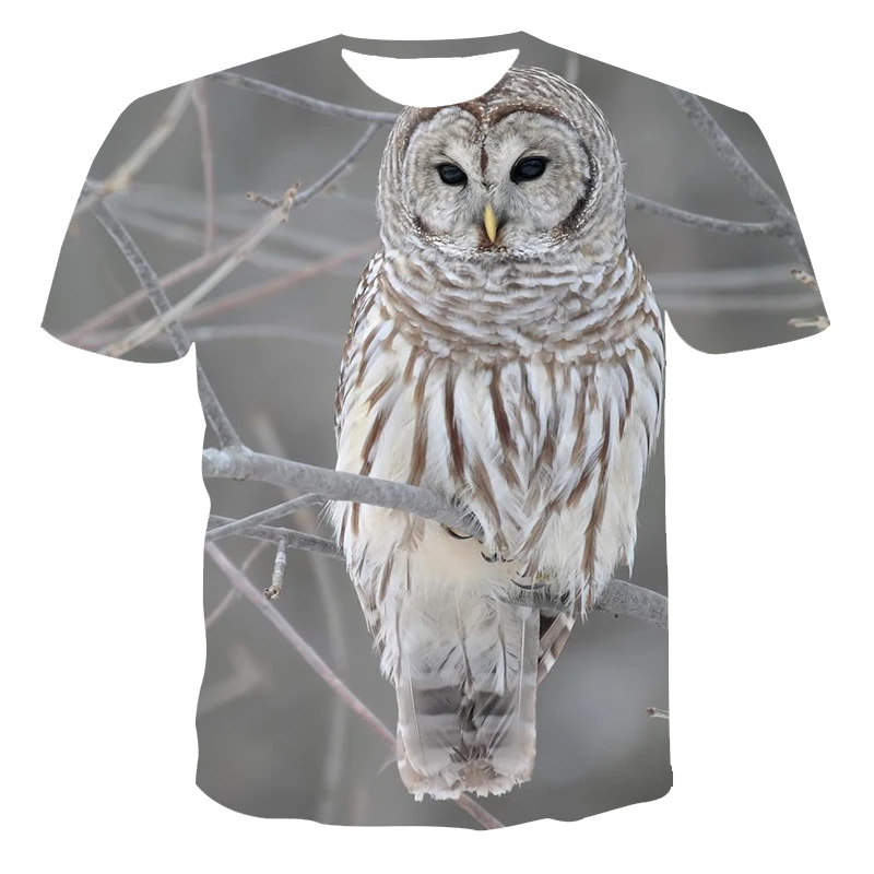 Newest Animal Owl Series For Spring And Summer Men And Women 3D Printing Fashion Popular Sports T-Shirt
Newest Animal Owl Series For Spring And Summer Men And Women 3D Printing Fashion Popular Sports T-Shirt