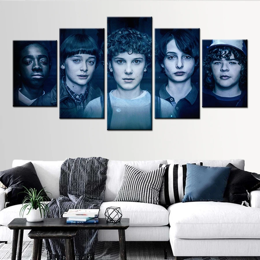 Stranger Things Movie Art Poster 5 Pieces DIY Diamond Painting 5D Diamond Embroidery Mosaic Picture For Boy's Room Decoration
Stranger Things Movie Art Poster 5 Pieces DIY Diamond Painting 5D Diamond Embroidery Mosaic Picture For Boy's Room Decoration