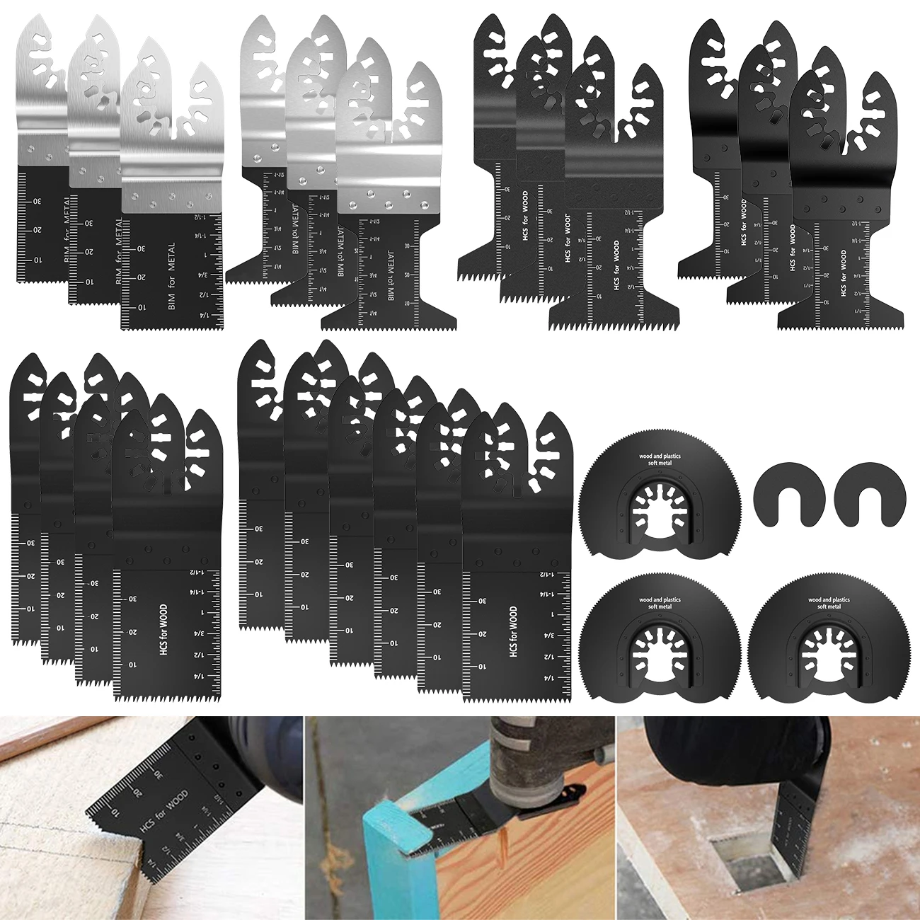 Oscillating Multitool Saw Blade Multi-Function Metal Cutting Precision Saw Blade for Multimaster Power Wood Cutting Tool Bits
Oscillating Multitool Saw Blade Multi-Function Metal Cutting Precision Saw Blade for Multimaster Power Wood Cutting Tool Bits