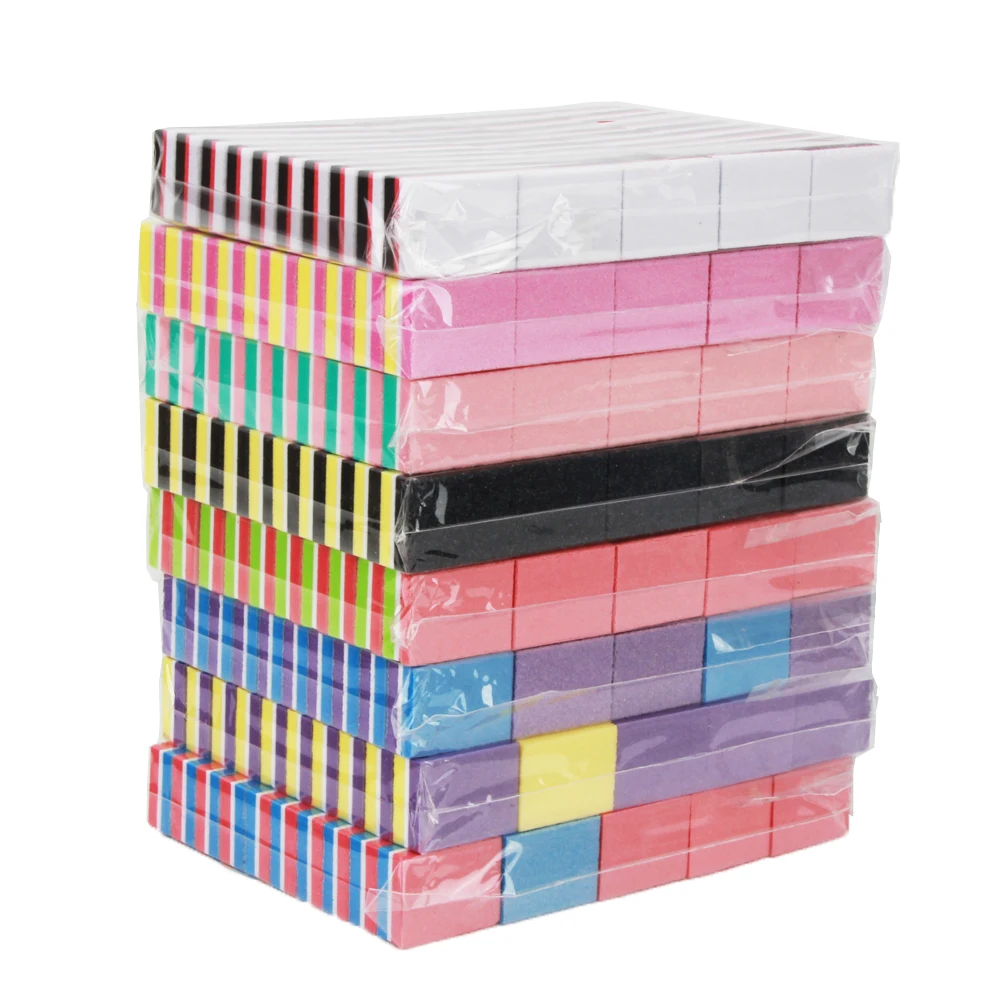 50Pcs Mini Nail Sponge Nail File Buffer Block Double Color Small File Disposable Gifts 100/180 Women Manicure Tool Lime a Ongle
50Pcs Mini Nail Sponge Nail File Buffer Block Double Color Small File Disposable Gifts 100/180 Women Manicure Tool Lime a Ongle