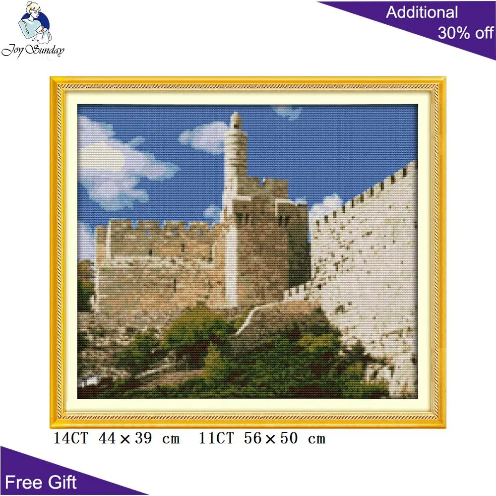 Joy Sunday David Tower Needlework F581 14CT 11CT Counted Stamped Home Decor David Tower Embroidery DIY Cross Stitch kits
Joy Sunday David Tower Needlework F581 14CT 11CT Counted Stamped Home Decor David Tower Embroidery DIY Cross Stitch kits
