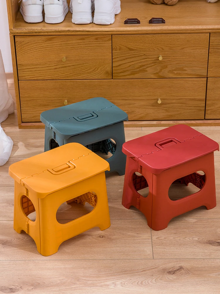 Collapsible stools plastic thickened shoes replace chairs Children's stools outdoor portable small stools home to save space
Collapsible stools plastic thickened shoes replace chairs Children's stools outdoor portable small stools home to save space
