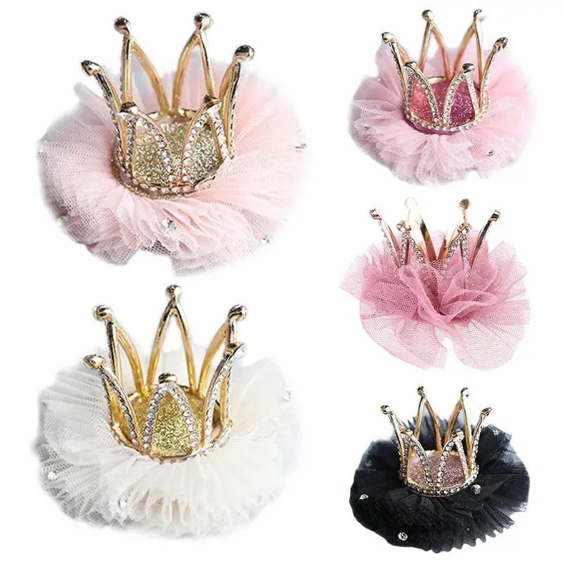 Children Kidds Girl Princess Rhinestone Crystal Lace Crown Hairpin Clip New Style Gift Decoration Accessory 
Children Kidds Girl Princess Rhinestone Crystal Lace Crown Hairpin Clip New Style Gift Decoration Accessory