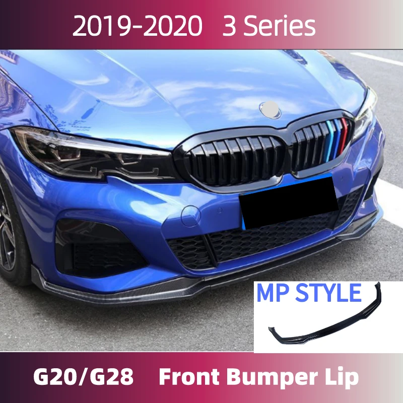 Front Bumper Lip for BMW New 3 Series G20 G28 2019-2020 320i 320li 325li ABS front Lip spoiler M Style Car Styling
Front Bumper Lip for BMW New 3 Series G20 G28 2019-2020 320i 320li 325li ABS front Lip spoiler M Style Car Styling