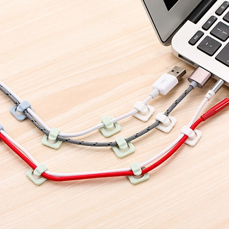 18pcs Cable Organizer Clips Cable Management Fixer Desktop ABS Wire Manager Cord Holder USB Charging Line Bobbin Winder Clips
18pcs Cable Organizer Clips Cable Management Fixer Desktop ABS Wire Manager Cord Holder USB Charging Line Bobbin Winder Clips