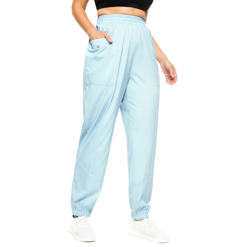 Casual Elastic High Waist Sweatpants Women Plus Size Loose Fitness Sports Trousers Female Running Blue Yoga Pants Pockets
Casual Elastic High Waist Sweatpants Women Plus Size Loose Fitness Sports Trousers Female Running Blue Yoga Pants Pockets