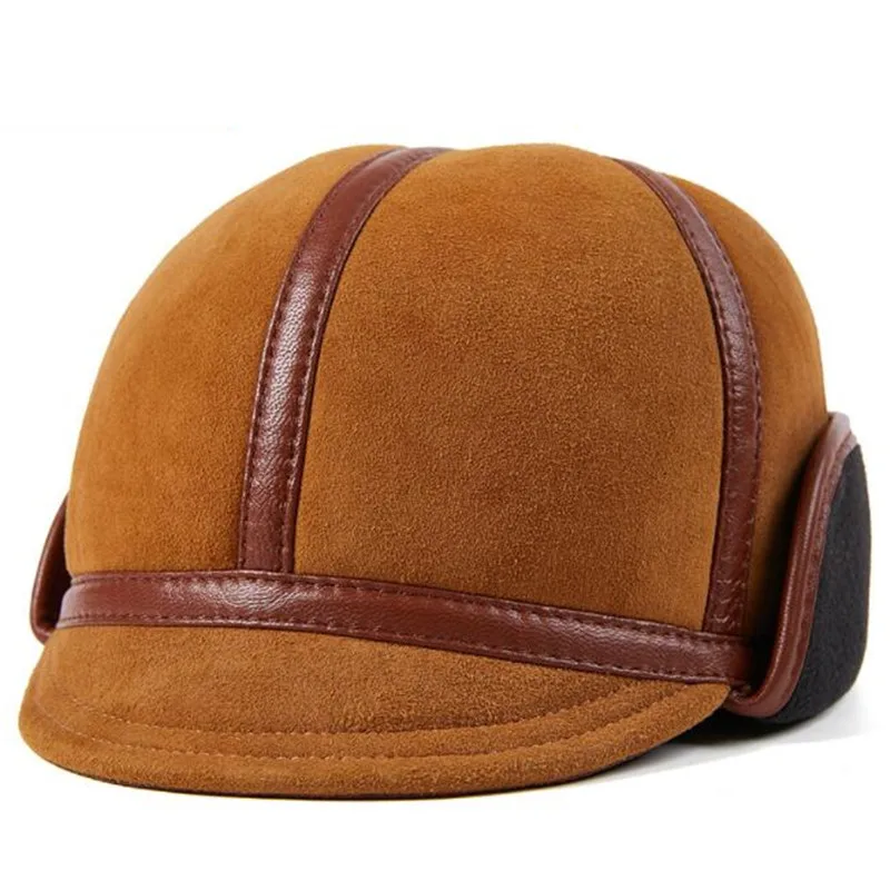 Novelty Fluff Fur Earmuffs Hat Women's Sheepskin Warm Baseball Caps New Winter Men's Natural Genuine Leather Cap Snapback Cap
Novelty Fluff Fur Earmuffs Hat Women's Sheepskin Warm Baseball Caps New Winter Men's Natural Genuine Leather Cap Snapback Cap