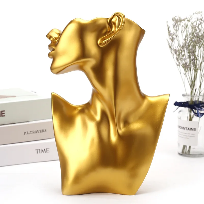 Face Resin Statue Home Decor Sculpture Jewelry Stand Earrings Necklace Display Stand Room Decoration
Face Resin Statue Home Decor Sculpture Jewelry Stand Earrings Necklace Display Stand Room Decoration