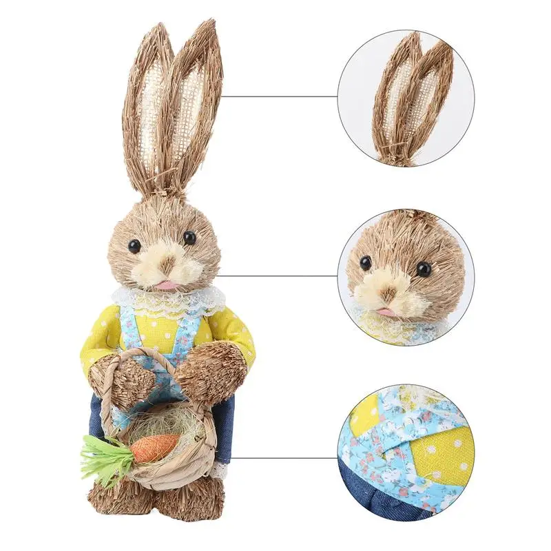 1PC Easter Rabbit Adornment Simulation Rabbit Ornament Household Garden Rabbit Easter Day Accessories
1PC Easter Rabbit Adornment Simulation Rabbit Ornament Household Garden Rabbit Easter Day Accessories