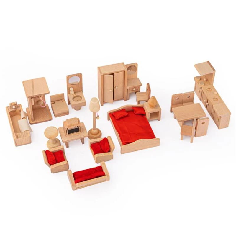 1set Bedroom Bathroom Dinning Living Room Furniture Set DollHouse Miniature Room Set For Kid Gift Edutation
1set Bedroom Bathroom Dinning Living Room Furniture Set DollHouse Miniature Room Set For Kid Gift Edutation