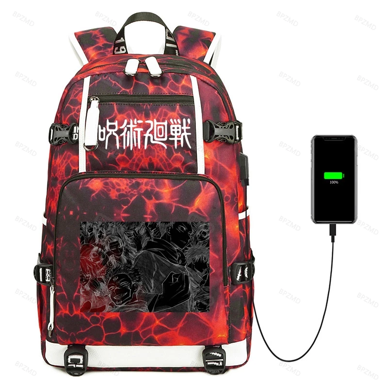 Anime Backpacks Jujutsu Kaisen Merch Men Women Harajuku School Bags Travel Bags poster Print Teenage Notebook Ninja Backpack
Anime Backpacks Jujutsu Kaisen Merch Men Women Harajuku School Bags Travel Bags poster Print Teenage Notebook Ninja Backpack