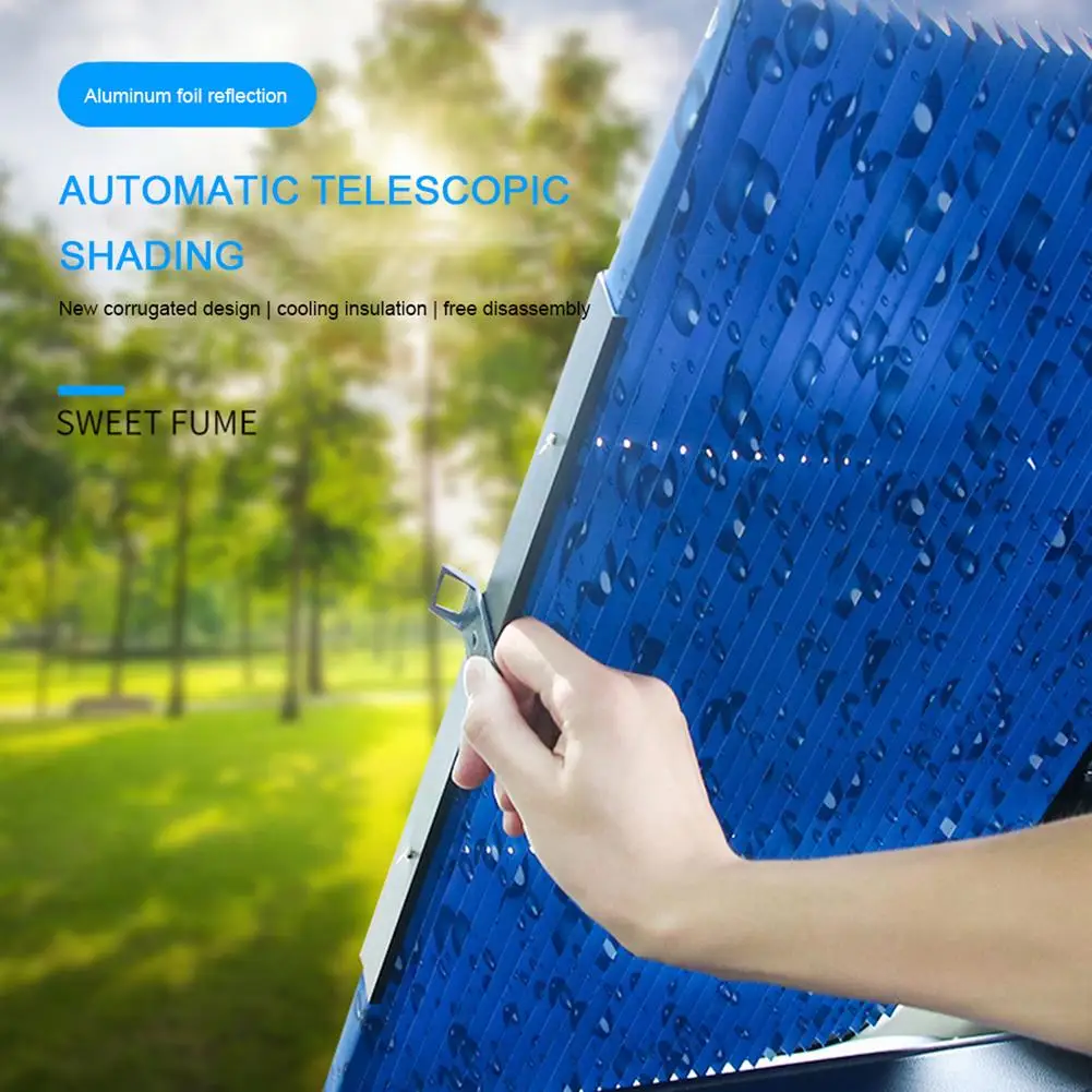 45cm/65cm Car Windshield Sunshade Cover Automatic Retractable Sunblind Sun Protection For Car Front Window Windshield Sun Shade
45cm/65cm Car Windshield Sunshade Cover Automatic Retractable Sunblind Sun Protection For Car Front Window Windshield Sun Shade