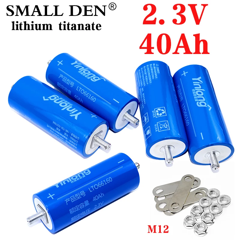 100% NEW Original Yinlong 66160 2.3V 40Ah Lithium Titanate LTO Battery 10C 400A discharge for Car starter DIY Solar Power cells
100% NEW Original Yinlong 66160 2.3V 40Ah Lithium Titanate LTO Battery 10C 400A discharge for Car starter DIY Solar Power cells