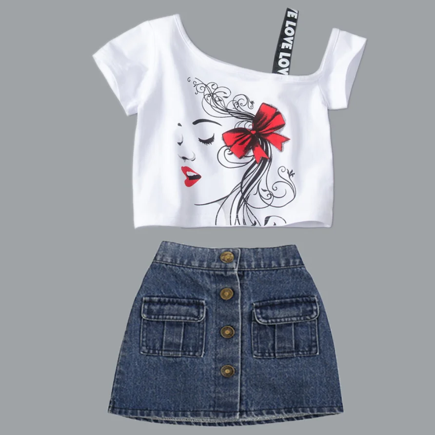 fashion summer clothes for girls T shirt+ skirt 2pcs/set 2-7T baby girls clothes stylish dress set for 2-7year girls dressshorts
fashion summer clothes for girls T shirt+ skirt 2pcs/set 2-7T baby girls clothes stylish dress set for 2-7year girls dressshorts