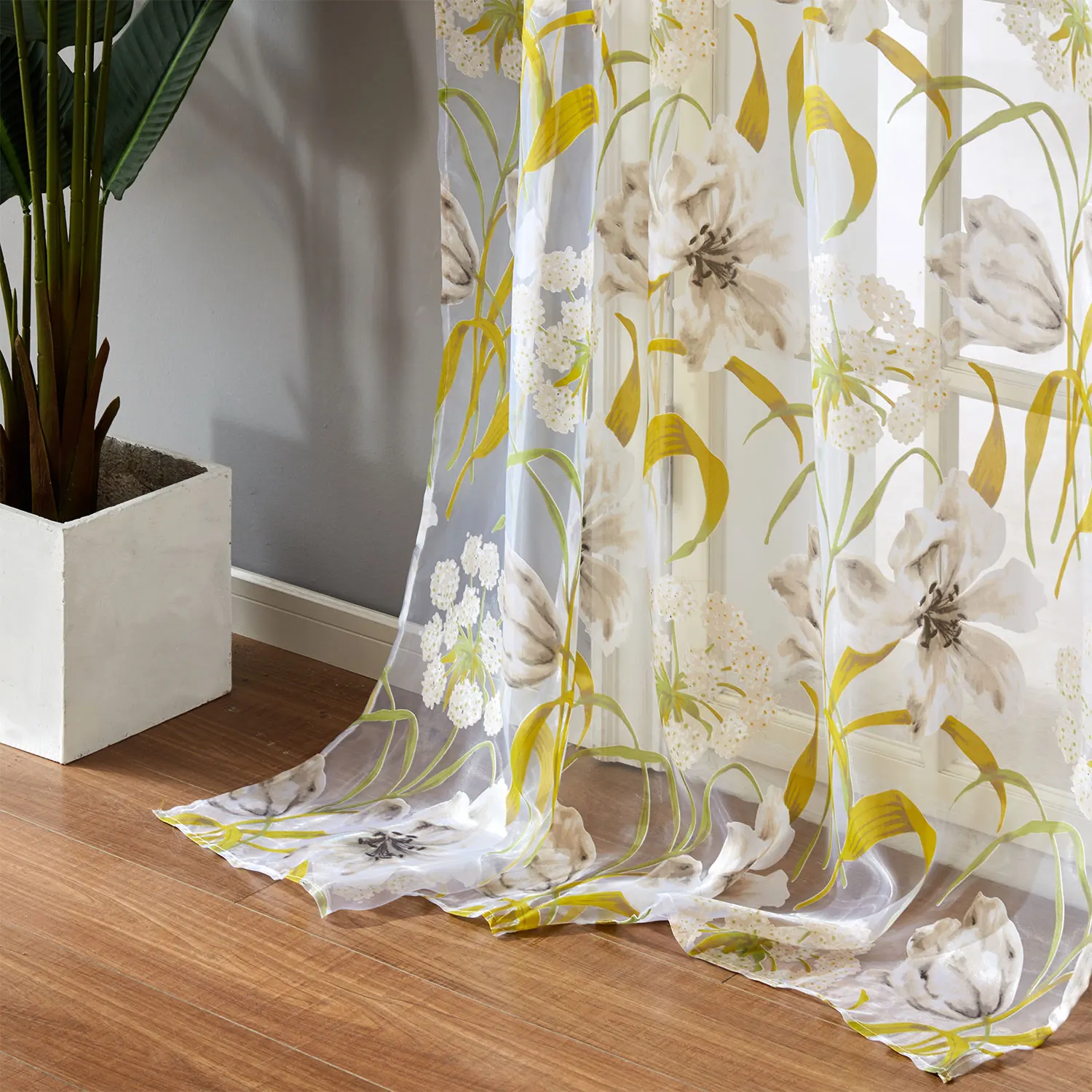 YokiSTG Voile Tulle Curtains Tropical Flower Leaf Curtains For Living Room Kitchen Curtains Bedroom Window Treatment Tulle Drape
YokiSTG Voile Tulle Curtains Tropical Flower Leaf Curtains For Living Room Kitchen Curtains Bedroom Window Treatment Tulle Drape