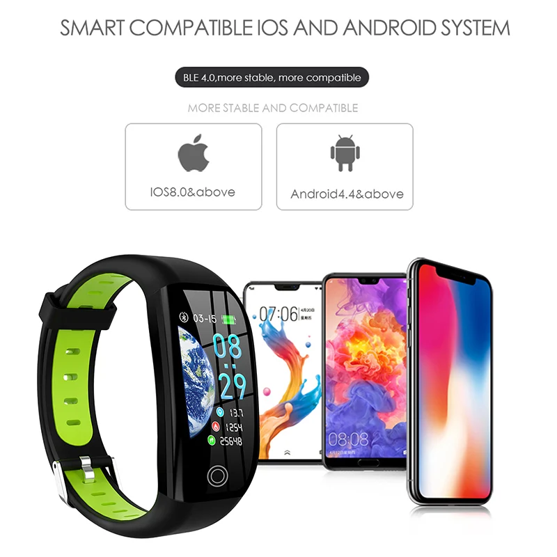F21 Smart Wristband Fitness Bracelet Heart Rate Monitor Activity Tracker Health Pedometer Smartband Men Women For Android IOS 
F21 Smart Wristband Fitness Bracelet Heart Rate Monitor Activity Tracker Health Pedometer Smartband Men Women For Android IOS