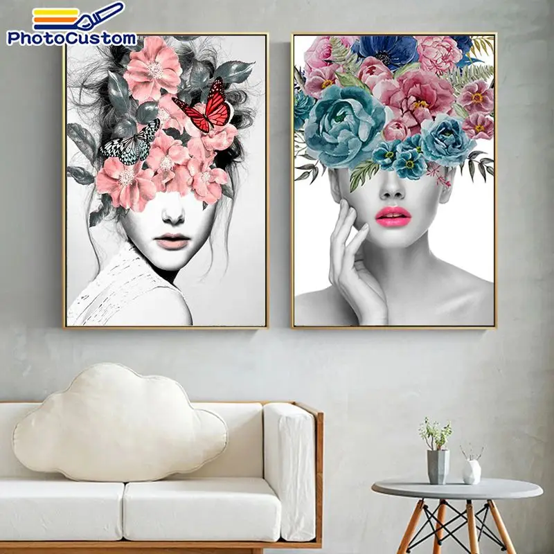 PhotoCustom Oil Painting By Numbers Flowers Girl For Adults Children Paint Home Decor Unique Gift DIY HandPainted
PhotoCustom Oil Painting By Numbers Flowers Girl For Adults Children Paint Home Decor Unique Gift DIY HandPainted