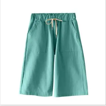 2021 cross casual pants straight large elastic waist Capris border popular shorts summer Thin High Waist Wide Leg
2021 cross casual pants straight large elastic waist Capris border popular shorts summer Thin High Waist Wide Leg