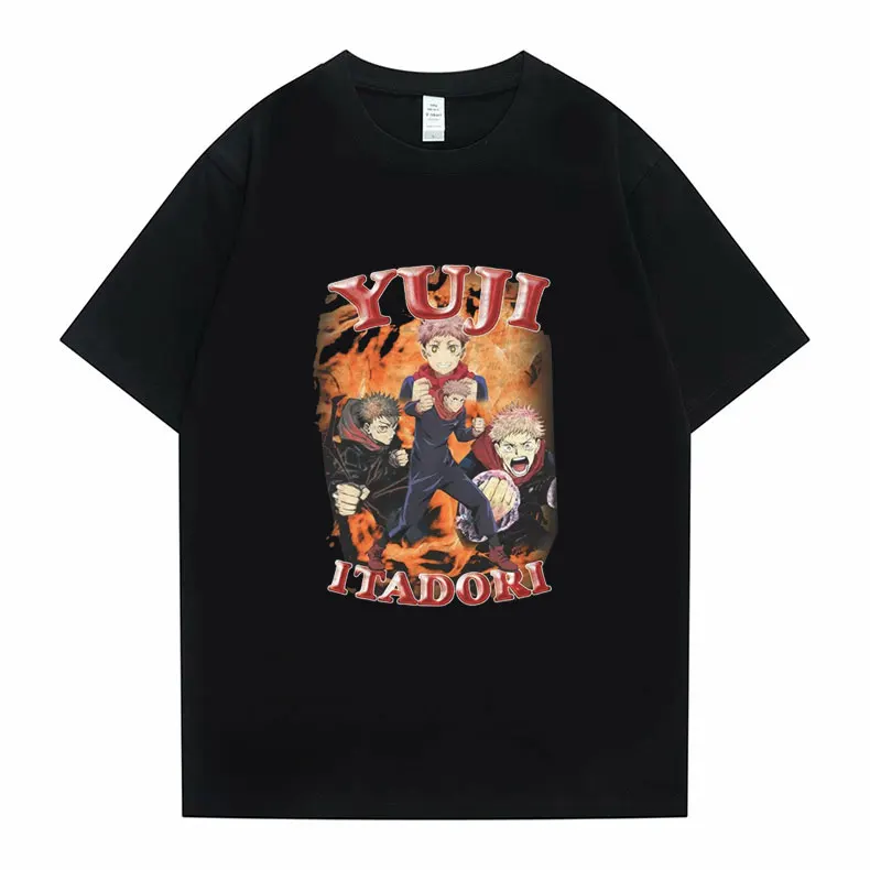 Anime Jujutsu Kaisen Tshirt Cool Itadori Yuji Premium Print T-shirt Men Women Fashion Creativity T Shirts Unisex Teen Clothes
Anime Jujutsu Kaisen Tshirt Cool Itadori Yuji Premium Print T-shirt Men Women Fashion Creativity T Shirts Unisex Teen Clothes