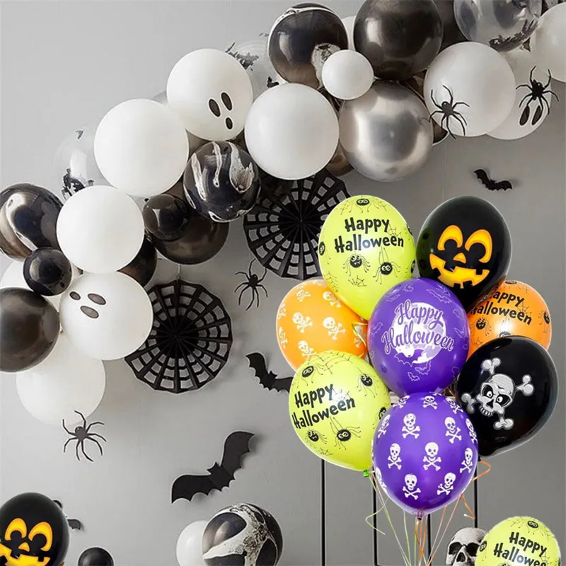 8pcs new Halloween latex balloon set pumpkin head spider pattern birthday party banquet venue decoration
8pcs new Halloween latex balloon set pumpkin head spider pattern birthday party banquet venue decoration