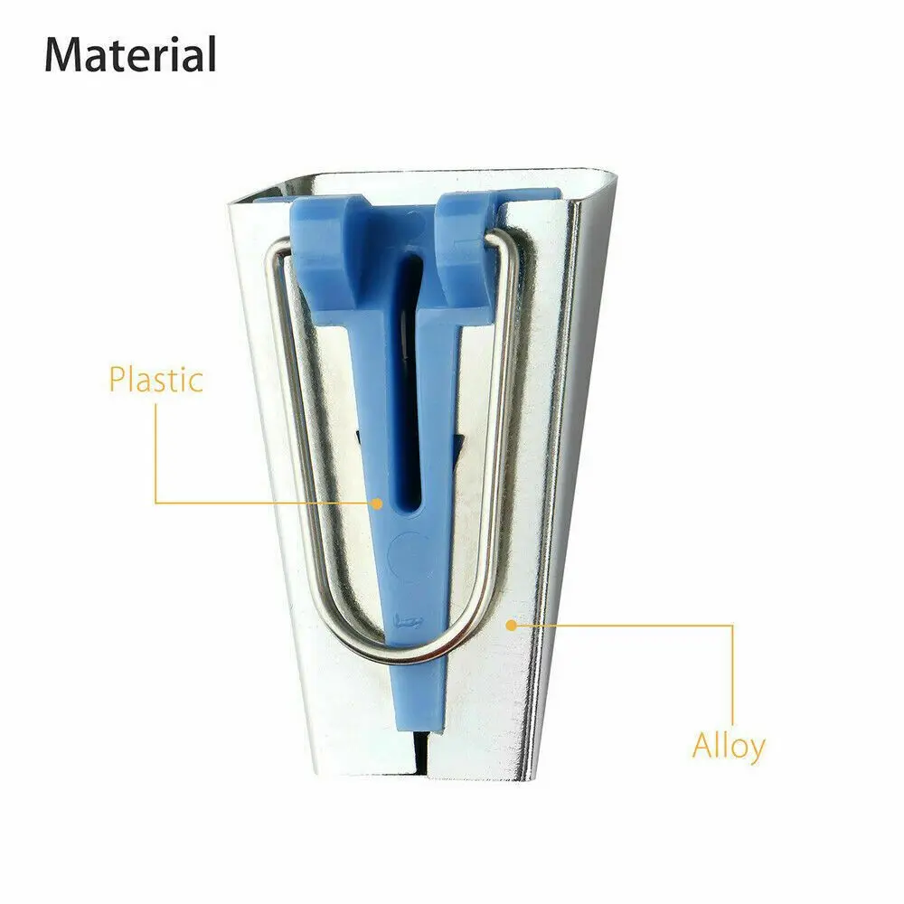 Hemming device 5PCS Sewing Bias Tape Makers Plastic Clip Hemming Sewing Tools bias binding tape maker belt edging device crimper
Hemming device 5PCS Sewing Bias Tape Makers Plastic Clip Hemming Sewing Tools bias binding tape maker belt edging device crimper