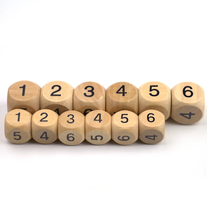 2PCS 20mm Blank Wooden Dice DIY Education Round Corner Digital D6 Dice For Board Game and Other Games Accessories
2PCS 20mm Blank Wooden Dice DIY Education Round Corner Digital D6 Dice For Board Game and Other Games Accessories