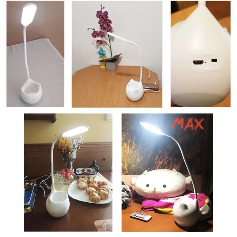 Modern Flexible Study Lamp with Pen Holder Flexo Led Table Lamps with Usb Touch Dimmable LED Stand Desk Light Reading Lamp
Modern Flexible Study Lamp with Pen Holder Flexo Led Table Lamps with Usb Touch Dimmable LED Stand Desk Light Reading Lamp