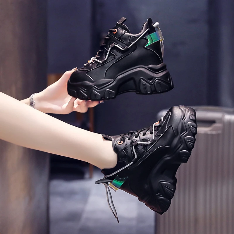 Women Shoes 2021 Chunky Sneakers Fashion High Heel 9cm Breathable Casual Ladies Trainers Women Platform Sneakers Basket Femme
Women Shoes 2021 Chunky Sneakers Fashion High Heel 9cm Breathable Casual Ladies Trainers Women Platform Sneakers Basket Femme