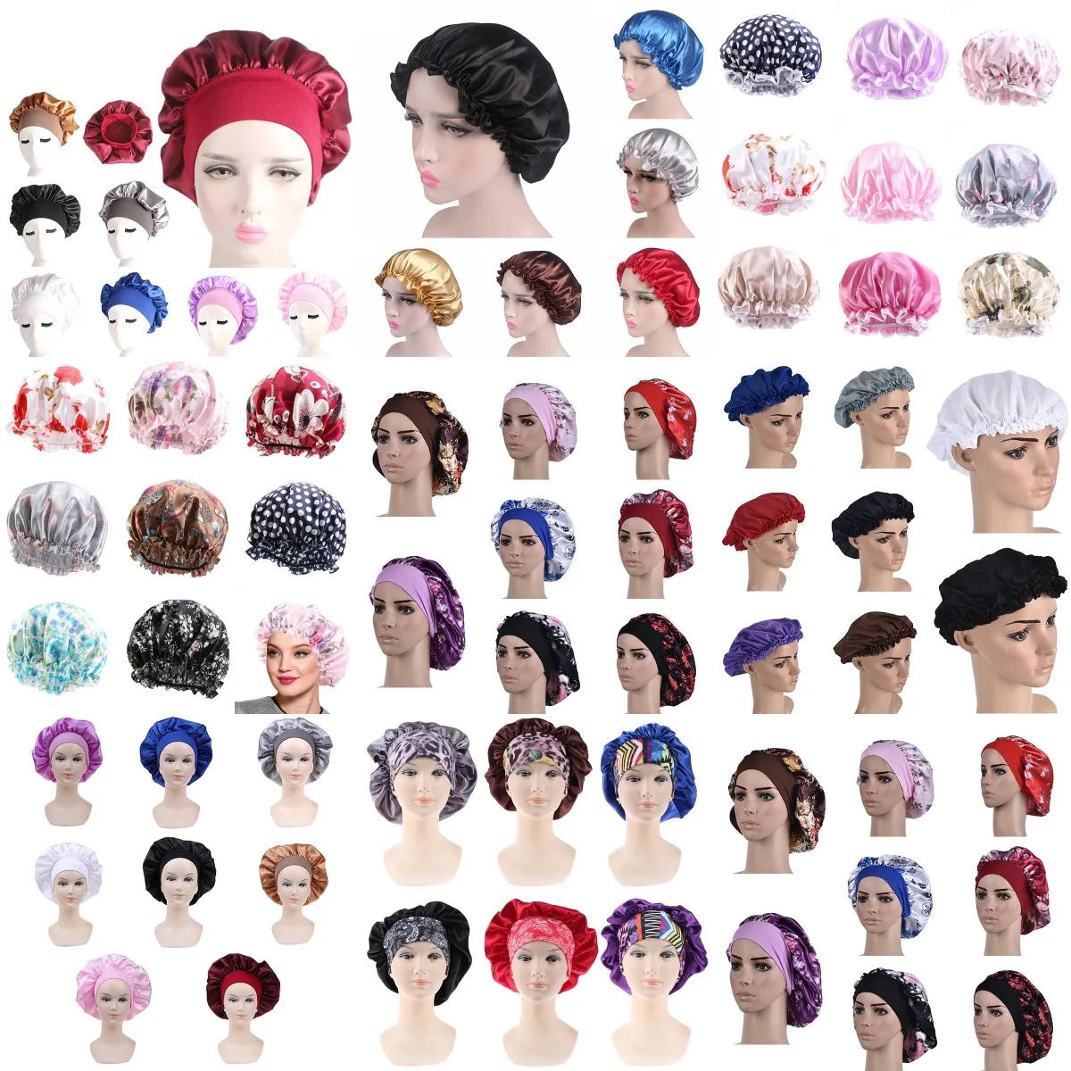 1pc Adjust Solid Satin Bonnet Hair Styling Cap Long Hair Care Women Night Sleep Hat Silk Head Wrap Bath Shower Cap for Bathroom
1pc Adjust Solid Satin Bonnet Hair Styling Cap Long Hair Care Women Night Sleep Hat Silk Head Wrap Bath Shower Cap for Bathroom