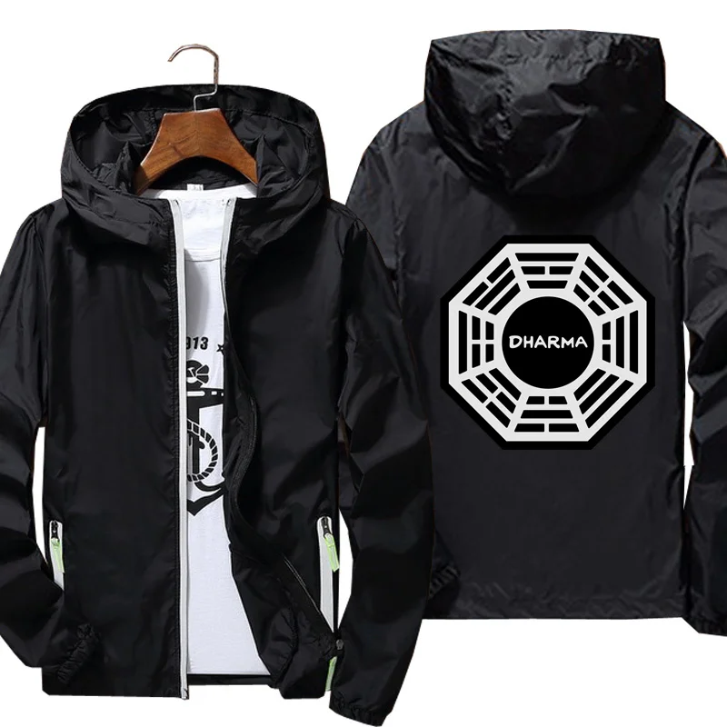 2021 Men's jacket Dharma initiative printing jacket Reflective Skin Sun Spring Autumn brand jacket
2021 Men's jacket Dharma initiative printing jacket Reflective Skin Sun Spring Autumn brand jacket