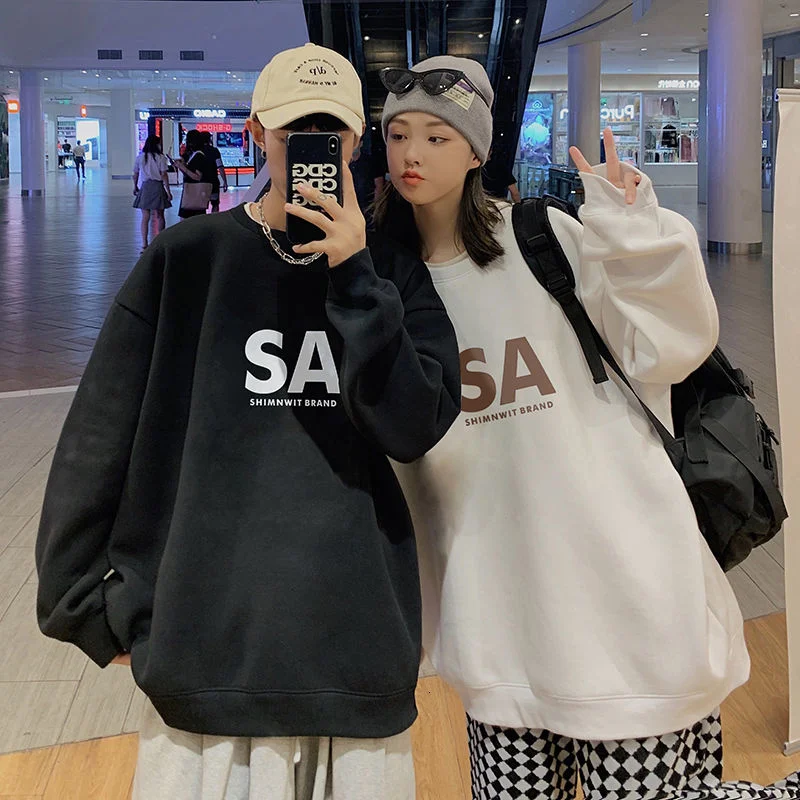 INXYZ autumn couple wear sweatshirt men's letter printing solid color oversize pullover women spring autumn casual retro sweater
INXYZ autumn couple wear sweatshirt men's letter printing solid color oversize pullover women spring autumn casual retro sweater