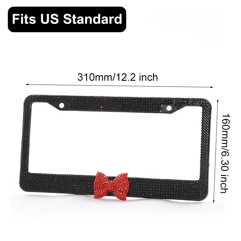 License Plate Frame Bling Crystal Women Luxury Handcrafted License Plate Frame License Cover Holder Accessory Plate Decoration
License Plate Frame Bling Crystal Women Luxury Handcrafted License Plate Frame License Cover Holder Accessory Plate Decoration