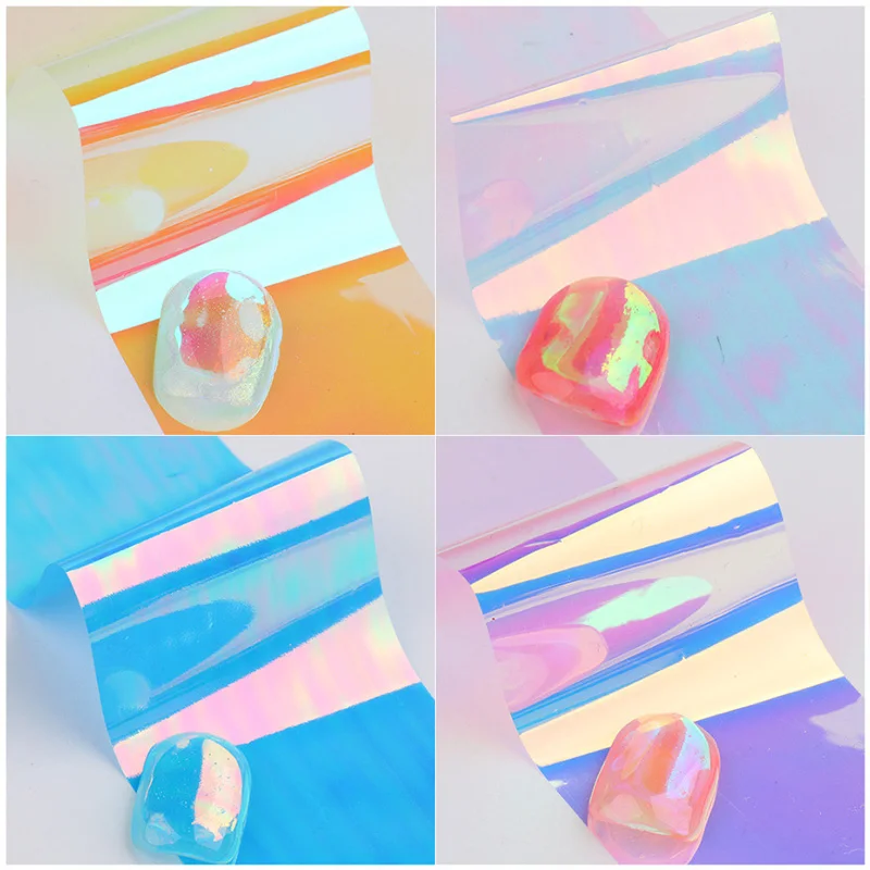 1 Box Aurora Film Broken Glass Nail Foils Transfer Paper Holographics Nail Art Stickers Decals Slider 3D Charms Decorations
1 Box Aurora Film Broken Glass Nail Foils Transfer Paper Holographics Nail Art Stickers Decals Slider 3D Charms Decorations