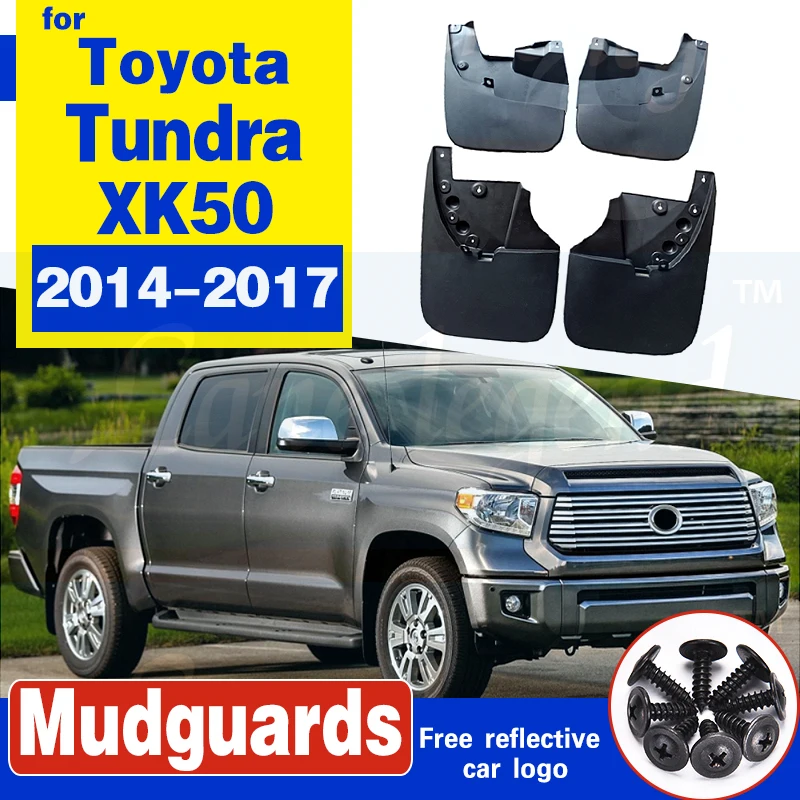4 шт. передние и задние Автомобильные Брызговики для Toyota Tundra XK50 2014 2015 2016