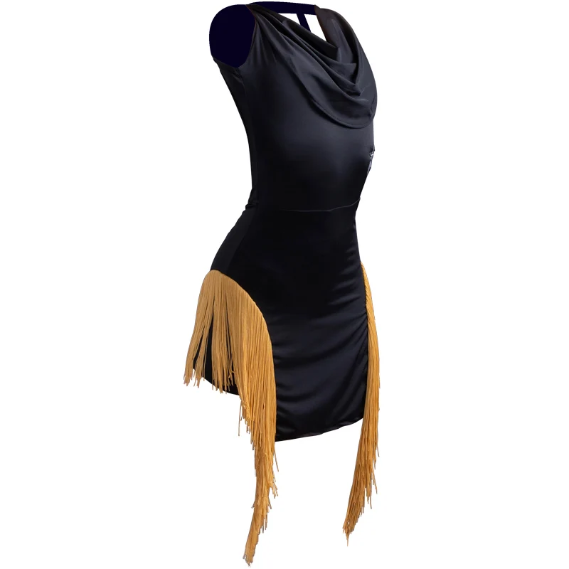 2020 Girls Latin Dance Dress Practice Wear Fringe Dress Sexy Backless Black Competition Dress Women Latin Salsa Samba Costume
2020 Girls Latin Dance Dress Practice Wear Fringe Dress Sexy Backless Black Competition Dress Women Latin Salsa Samba Costume
