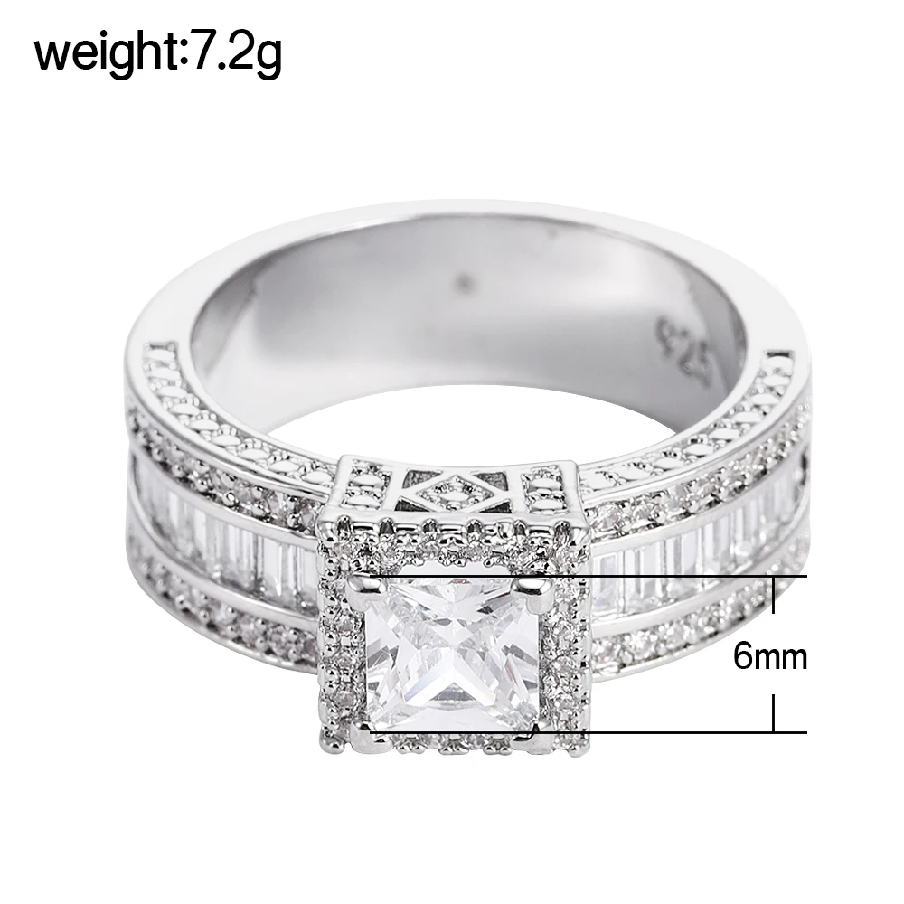 Trendy Crystal Ring Set Wedding Rings Women Geometric Luxury White Bridal Rings Jewelry Ladies Party Gifts
Trendy Crystal Ring Set Wedding Rings Women Geometric Luxury White Bridal Rings Jewelry Ladies Party Gifts