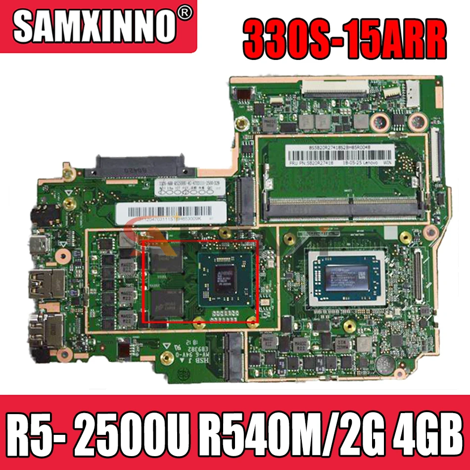 100% новая оригинальная материнская плата для ноутбука Lenovo ideapad 330S-15ARR с R5- 2500U R540M/2G 4 Гб RAM 330S-ARR материнская плата
100% новая оригинальная материнская плата для ноутбука Lenovo ideapad 330S-15ARR с R5- 2500U R540M/2G 4 Гб RAM 330S-ARR материнская плата