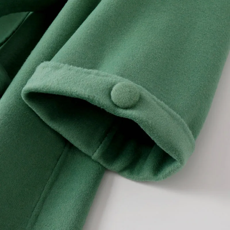 High End Double Sided Cashmere Coat Women's Autumn Winter 2020 New Mid Length Belt Slim Woolen Coat Woolen Coat Female C045
High End Double Sided Cashmere Coat Women's Autumn Winter 2020 New Mid Length Belt Slim Woolen Coat Woolen Coat Female C045