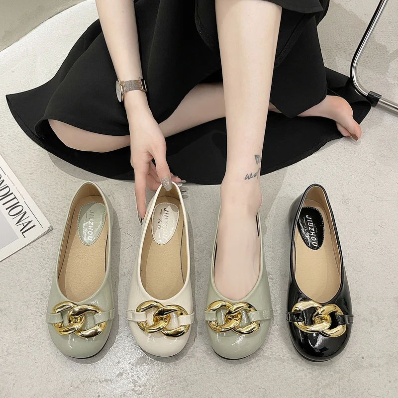 Shallow Mouth Round Toe Shoes Woman Comfortable And Elegant Slip-on Modis Casual Female Sneakers Flats All-Match Slip On New Moc
Shallow Mouth Round Toe Shoes Woman Comfortable And Elegant Slip-on Modis Casual Female Sneakers Flats All-Match Slip On New Moc