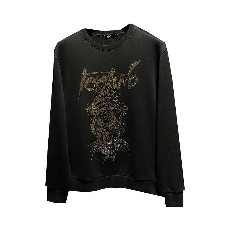 2021Autumn Men's New Sweatshirt Personalized Hot Drilling Street Hoodie Soft And Comfortable Round Neck Slim Pullover
2021Autumn Men's New Sweatshirt Personalized Hot Drilling Street Hoodie Soft And Comfortable Round Neck Slim Pullover