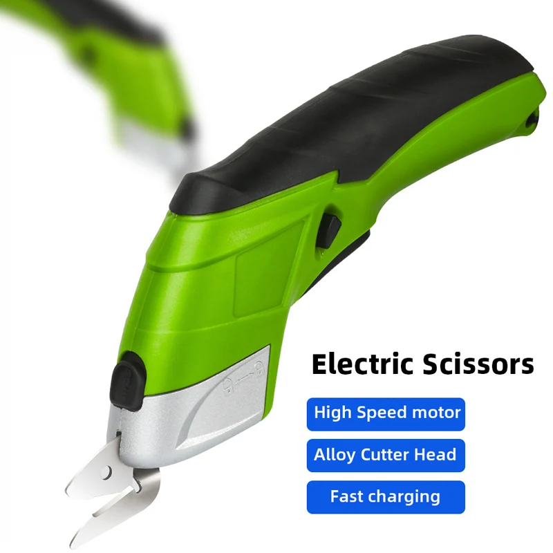 Electric Scissors Hand-held Cordless Charging Household Convenience Multi-function Tailor cloth Cutting Leather Cutting
Electric Scissors Hand-held Cordless Charging Household Convenience Multi-function Tailor cloth Cutting Leather Cutting