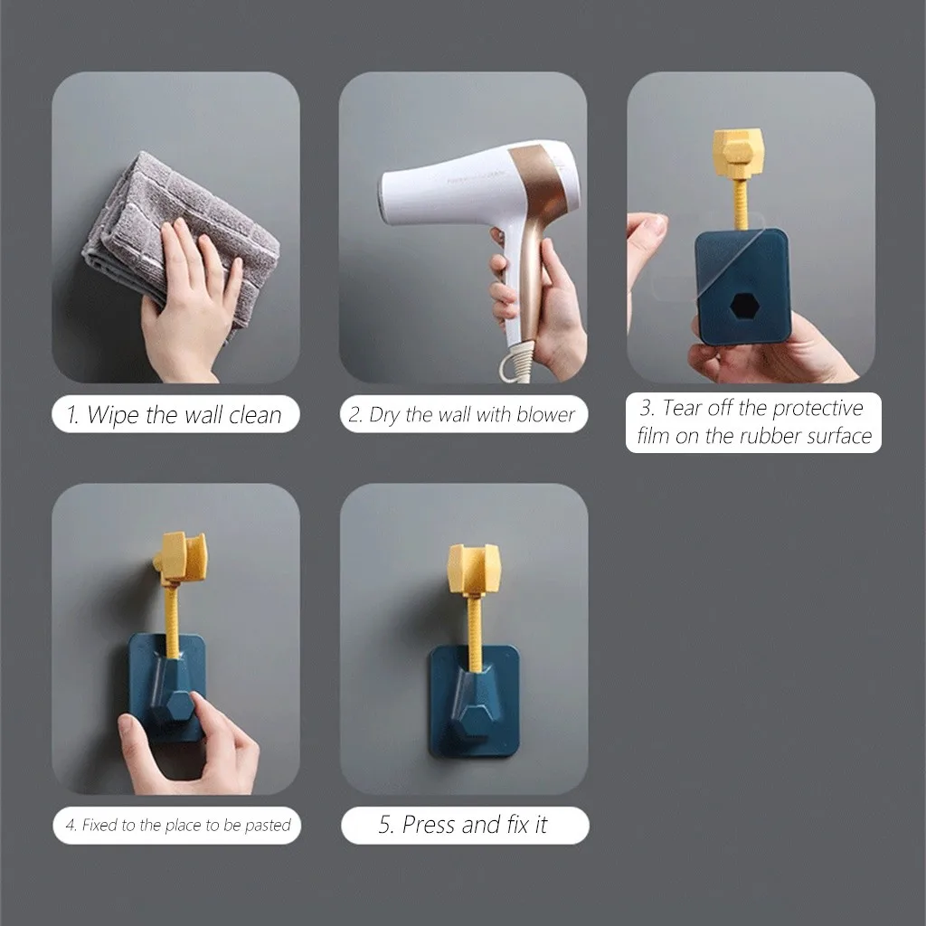 Universal Adjustable Bathroom Shower Head Holder Wall Mounted Hand Shower Holder Shower Brackets Bathroom Accessories
Universal Adjustable Bathroom Shower Head Holder Wall Mounted Hand Shower Holder Shower Brackets Bathroom Accessories