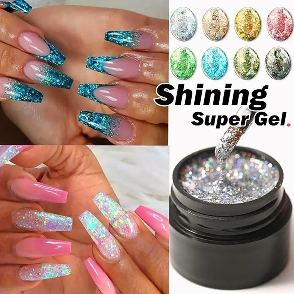 5ml Sequin Glue Bright Nail Art Gel Polish Lasting UV Fingernails Glitter Decor Nail Gel Varnish Luxury Starry Color Gel Lacquer
5ml Sequin Glue Bright Nail Art Gel Polish Lasting UV Fingernails Glitter Decor Nail Gel Varnish Luxury Starry Color Gel Lacquer