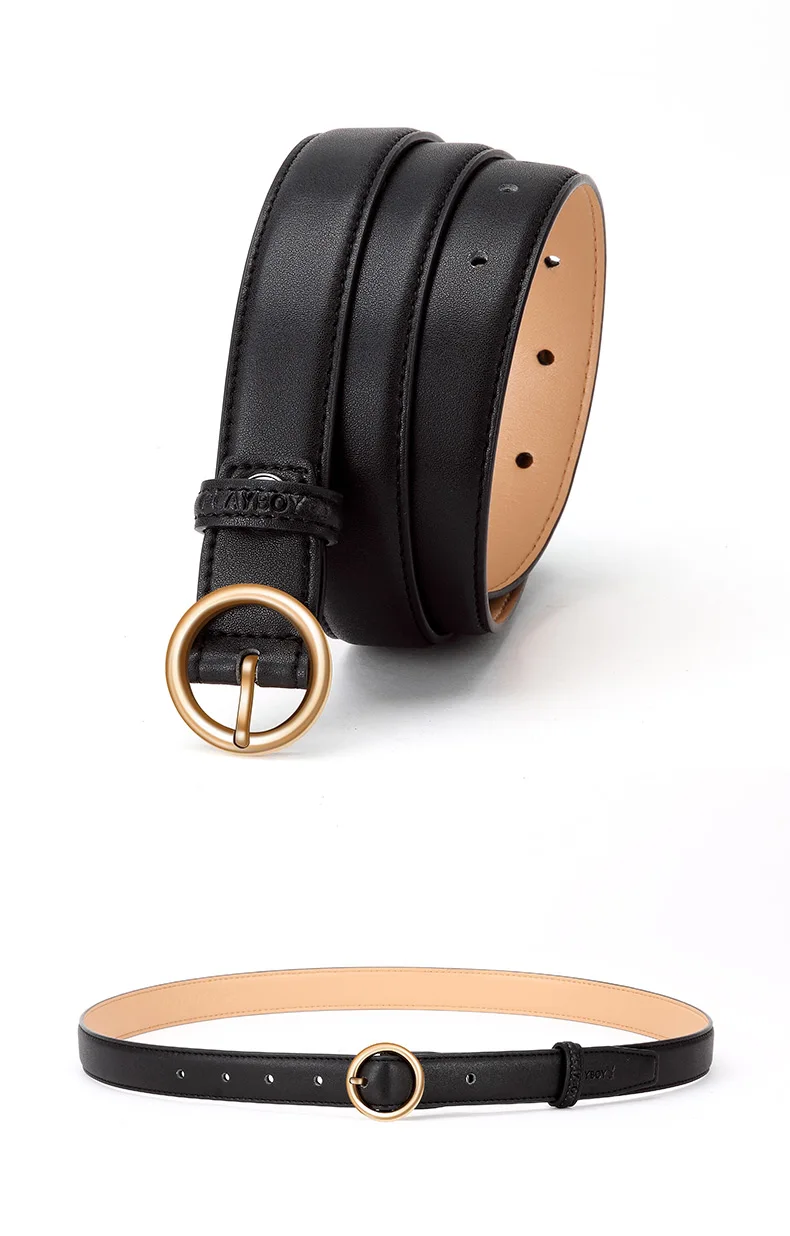 Pure Women's Belt Genuine Leather Fashion All-Match Cowhide Ins Style Decoration with Jeans Belt Fine Fashion
Pure Women's Belt Genuine Leather Fashion All-Match Cowhide Ins Style Decoration with Jeans Belt Fine Fashion