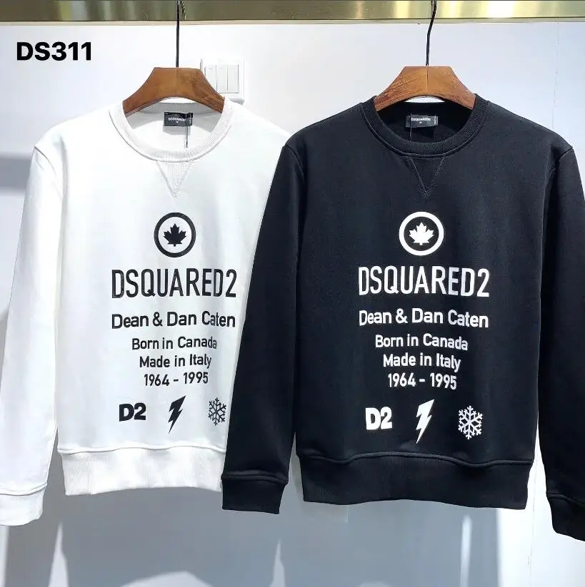 Аутентичный DSQUARED2 мужской и женский с буквенным принтом круглый вырез с длинным рукавом уличный Чистый хлопок аутентичный DS311
Аутентичный DSQUARED2 мужской и женский с буквенным принтом круглый вырез с длинным рукавом уличный Чистый хлопок аутентичный DS311