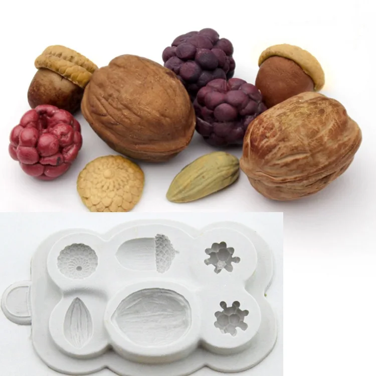 Nut Silicone Mold Berries Cake Mold Fondant Cake Decorating Tools Christmas Chocolate Gumpaste Sugar Craft Cake Tools K469
Nut Silicone Mold Berries Cake Mold Fondant Cake Decorating Tools Christmas Chocolate Gumpaste Sugar Craft Cake Tools K469