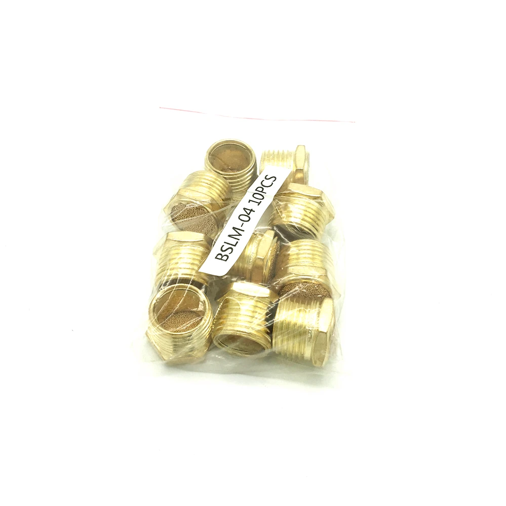 10pcs Brass Pneumatic Air Muffler BSLM Thread 1/2" Fitting Noise Filter Reducer Connector Exhaust Copper
10pcs Brass Pneumatic Air Muffler BSLM Thread 1/2" Fitting Noise Filter Reducer Connector Exhaust Copper