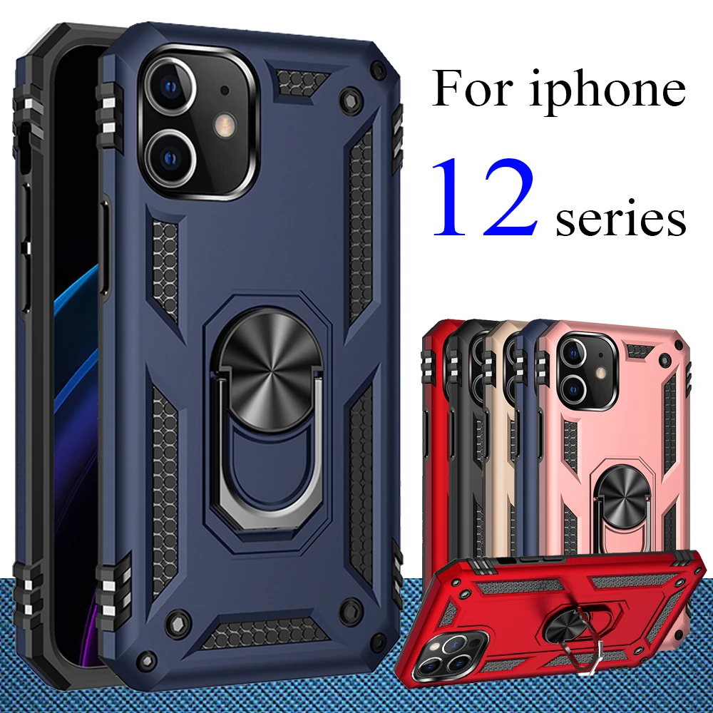 Для iphone 12 pro case max mini 5g 2020 stand iphone12 12mini 12pro i phone iphone12case 12case cover kickstand metal|Бамперы| |
